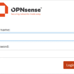 OPNsense login screenshot