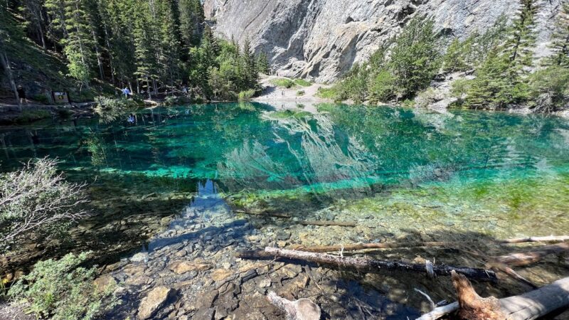 Grassi Lakes a hidden gem in Canmore, AB